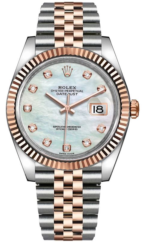 rolex datejust 41 quadrante madreperla|Altro.